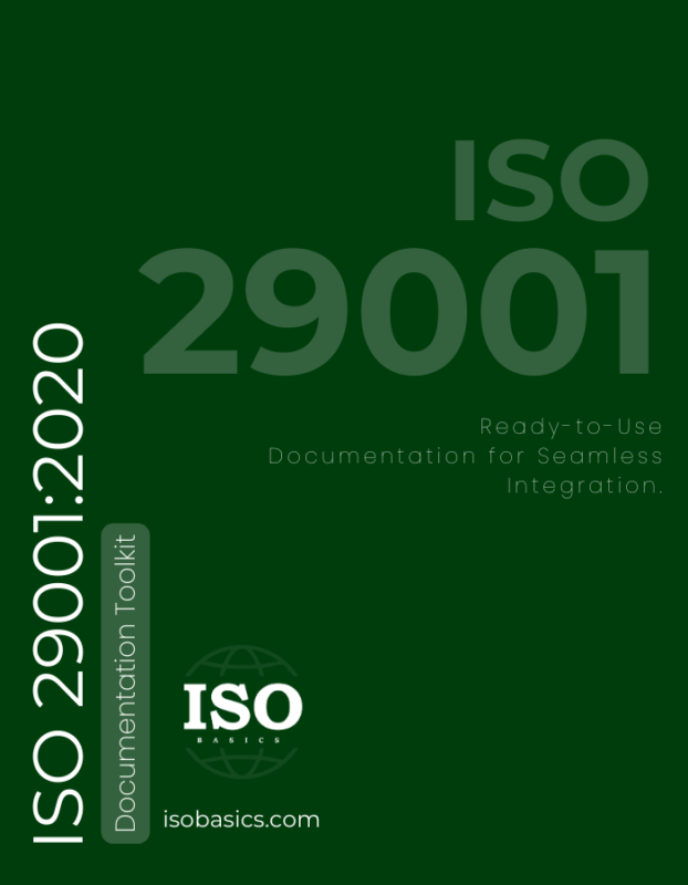 ISO 29001:2020 Documentation and Training Kit